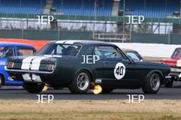 Silverstone Classic  20-22 July 2018 At the Home of British Motorsport 40 Robert Myers/Benji Hetherington, Ford Mustang	 Free for editorial use only Photo credit – JEP