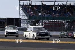 Silverstone Classic  20-22 July 2018 At the Home of British Motorsport  	Lund/Berg 	Lotus Cortina Free for editorial use only Photo credit – JEP