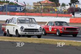 Silverstone Classic  20-22 July 2018 At the Home of British Motorsport 17 Steve Soper, Ford Lotus Cortina	 Free for editorial use only Photo credit – JEP