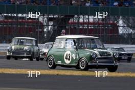 Silverstone Classic  20-22 July 2018 At the Home of British Motorsport 43 Chris Middlehurst, Morris Mini Cooper S Free for editorial use only Photo credit – JEP