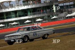 Silverstone Classic  20-22 July 2018 At the Home of British Motorsport 263 Bill Shepherd, Ford Galaxie Free for editorial use only Photo credit – JEP