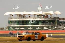 Silverstone Classic  20-22 July 2018 At the Home of British Motorsport 3 Peter Hallford/Peter Klutt, Ford Mustang Free for editorial use only Photo credit – JEP