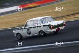 Silverstone Classic  20-22 July 2018 At the Home of British Motorsport 91 Martin Strommen, Ford Lotus Cortina	 Free for editorial use only Photo credit – JEP