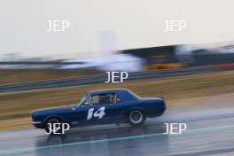 Silverstone Classic  20-22 July 2018 At the Home of British Motorsport 14 Neil Glover/Simon Clarke, Ford Mustang	 Free for editorial use only Photo credit – JEP