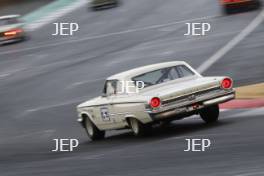 Silverstone Classic  20-22 July 2018 At the Home of British Motorsport 263 Bill Shepherd, Ford Galaxie Free for editorial use only Photo credit – JEP