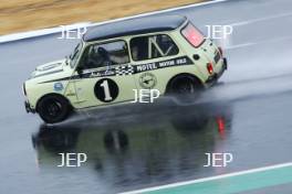 Silverstone Classic  20-22 July 2018 At the Home of British Motorsport 1 Jonathan Lewis/Liam Sullivan, Morris Mini Cooper S	 Free for editorial use only Photo credit – JEP