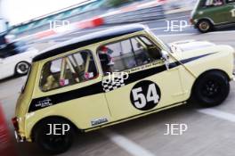 Silverstone Classic  20-22 July 2018 At the Home of British Motorsport 54 Billy Nairn/Carl Nairn, Austin Mini Cooper S Free for editorial use only Photo credit – JEP