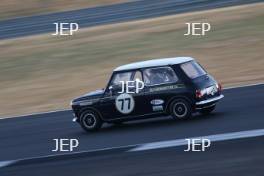 Silverstone Classic  20-22 July 2018 At the Home of British Motorsport 77 Mark Burnett/Scott Kendall, Austin Mini Cooper S	 Free for editorial use only Photo credit – JEP