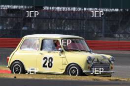 Silverstone Classic  20-22 July 2018 At the Home of British Motorsport 28 Raymond Low, Morris Mini Cooper S	 Free for editorial use only Photo credit – JEP