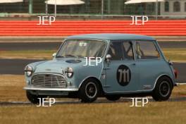 Silverstone Classic  20-22 July 2018 At the Home of British Motorsport 711 Dan Lewis/Alistair Camp, Austin Mini Cooper S Free for editorial use only Photo credit – JEP