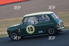 Silverstone Classic  20-22 July 2018 At the Home of British Motorsport 15 Jonathan Kent, Austin Mini Cooper S	 Free for editorial use only Photo credit – JEP