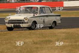 Silverstone Classic  20-22 July 2018 At the Home of British Motorsport 4 Marco Attard, Ford Lotus Cortina	 Free for editorial use only Photo credit – JEP