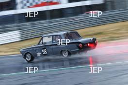 Silverstone Classic  20-22 July 2018 At the Home of British Motorsport 98 Graham Pattle, Ford Lotus Cortina	 Free for editorial use only Photo credit – JEP