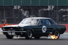 Silverstone Classic  20-22 July 2018 At the Home of British Motorsport 40 Robert Myers/Benji Hetherington, Ford Mustang	 Free for editorial use only Photo credit – JEP