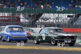 Silverstone Classic  20-22 July 2018 At the Home of British Motorsport 40 Robert Myers/Benji Hetherington, Ford Mustang	 Free for editorial use only Photo credit – JEP