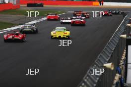 Silverstone Classic 2019 Start of the race  At the Home of British Motorsport. 26-28 July 2019 Free for editorial use only  Photo credit – JEP