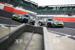 Silverstone Classic 2019 007 LIENAU Alexander, DE, GRANT John, GB, Aston Martin Vantage V12 At the Home of British Motorsport. 26-28 July 2019 Free for editorial use only  Photo credit – JEP