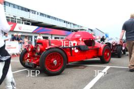 Silverstone Classic 2019 17 MASON FRANCHITTI Holly, GB, Aston Martin Ulster LM17 At the Home of British Motorsport. 26-28 July 2019 Free for editorial use only  Photo credit – JEP