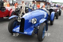 Silverstone Classic 2019 39 LLEWELLYN Oliver, GB, LLEWELLYN Tim, GB, Bentley 3/8 At the Home of British Motorsport. 26-28 July 2019 Free for editorial use only  Photo credit – JEP