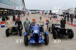 Silverstone Classic 2019 WAKEMAN / BLAKENEY-EDWARDS Frazer Nash Super Sports T.LLEWELLYN / O.LLEWELLYN Bentley 3/8 Rudiger FRIEDRICHS Alvis Firefly 4.3 At the Home of British Motorsport. 26-28 July 2019 Free for editorial use only  Photo credit – JEP