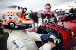 Silverstone Classic 2019 17 MASON FRANCHITTI Holly, GB, Aston Martin Ulster LM17 At the Home of British Motorsport. 26-28 July 2019 Free for editorial use only  Photo credit – JEP