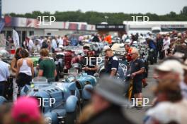 Silverstone Classic 2019 Assembly Area At the Home of British Motorsport. 26-28 July 2019 Free for editorial use only  Photo credit – JEP