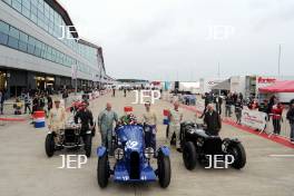 Silverstone Classic 2019 WAKEMAN / BLAKENEY-EDWARDS Frazer Nash Super Sports T.LLEWELLYN / O.LLEWELLYN Bentley 3/8 Rudiger FRIEDRICHS Alvis Firefly 4.3 At the Home of British Motorsport. 26-28 July 2019 Free for editorial use only  Photo credit – JEP