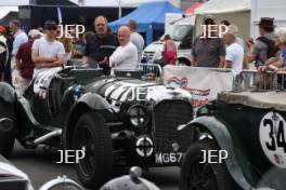 Silverstone Classic 2019 22 LEWIS Robert, GB, Lagonda V12 Le Mans At the Home of British Motorsport. 26-28 July 2019 Free for editorial use only  Photo credit – JEP