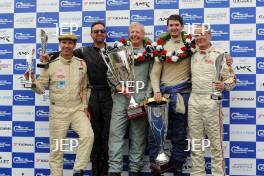 Silverstone Classic 2019 Podium At the Home of British Motorsport. 26-28 July 2019 Free for editorial use only  Photo credit – JEP