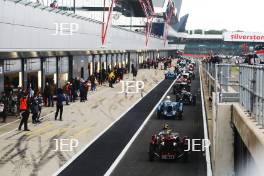 Silverstone Classic 2019 Bentley Centenary Trophy for Pre-War Sports Cars At the Home of British Motorsport. 26-28 July 2019 Free for editorial use only  Photo credit – JEP