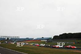 Silverstone Classic 2019 Race Start At the Home of British Motorsport. 26-28 July 2019 Free for editorial use only Photo credit – JEP