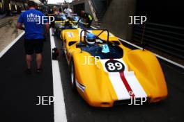 Silverstone Classic 2019 89 BANKS Andrew, GB, BANKS Max, GB, McLaren M6B At the Home of British Motorsport. 26-28 July 2019 Free for editorial use only Photo credit – JEP