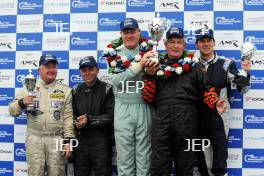 Silverstone Classic 2019 Podium At the Home of British Motorsport. 26-28 July 2019 Free for editorial use only Photo credit – JEP