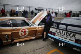 Silverstone Classic 2019 3 HART David, NL, HART Olivier, NL, Ford Capri RS3100  At the Home of British Motorsport. 26-28 July 2019 Free for editorial use only  Photo credit – JEP