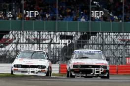 Silverstone Classic 2019 43 GUEST Ian, GB, GUEST Frank, GB, Alfa Romeo GTV6  At the Home of British Motorsport. 26-28 July 2019 Free for editorial use only  Photo credit – JEP