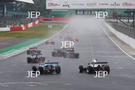 Silverstone Classic 2019 Race Start At the Home of British Motorsport. 26-28 July 2019 Free for editorial use only  Photo credit – JEP