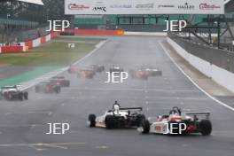 Silverstone Classic 2019 Race Start At the Home of British Motorsport. 26-28 July 2019 Free for editorial use only  Photo credit – JEP