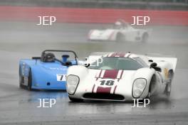 Silverstone Classic 2019 18 DWYER Mark, GB, BRASHAW Jamie, GB, Lola T70 Mk3B At the Home of British Motorsport. 26-28 July 2019 Free for editorial use only  Photo credit – JEP