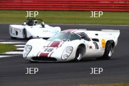 Silverstone Classic 2019 18 DWYER Mark, GB, BRASHAW Jamie, GB, Lola T70 Mk3B At the Home of British Motorsport. 26-28 July 2019 Free for editorial use only  Photo credit – JEP