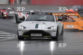 Silverstone Classic 2019 Aston Martin Safety Car At the Home of British Motorsport. 26-28 July 2019 Free for editorial use only  Photo credit – JEP