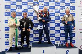 Silverstone Classic 2019 Podium At the Home of British Motorsport. 26-28 July 2019 Free for editorial use only  Photo credit – JEP