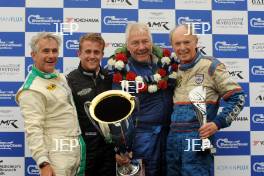 Silverstone Classic 2019 Podium At the Home of British Motorsport. 26-28 July 2019 Free for editorial use only  Photo credit – JEP