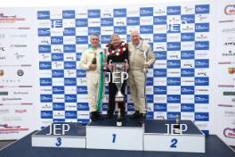 Silverstone Classic 2019 Podium At the Home of British Motorsport. 26-28 July 2019 Free for editorial use only  Photo credit – JEP