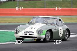 Silverstone Classic 2019 Ian BURFORD TVR Grantura Mk1 Climax At the Home of British Motorsport. 26-28 July 2019 Free for editorial use only  Photo credit – JEP