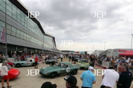 Silverstone Classic 2019 19 BEST Tony, GB, JONES-BEST Charlie, GB, Jaguar E-Type At the Home of British Motorsport. 26-28 July 2019 Free for editorial use only  Photo credit – JEP