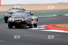 Silverstone Classic 2019 53 PEARSON John, GB, PEARSON Gary, GB, Jaguar E-Type At the Home of British Motorsport. 26-28 July 2019 Free for editorial use only  Photo credit – JEP