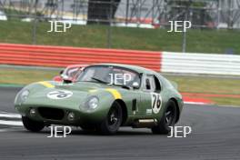 Silverstone Classic 2019 76 HART David, NL, HART Olivier, NL, AC Cobra Daytona Coupe At the Home of British Motorsport. 26-28 July 2019 Free for editorial use only  Photo credit – JEP