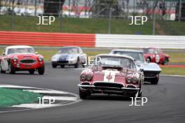 Silverstone Classic 2019 4 JAMES Peter, GB, LETTS Alan, GB, Chevrolet Corvette At the Home of British Motorsport. 26-28 July 2019 Free for editorial use only  Photo credit – JEP