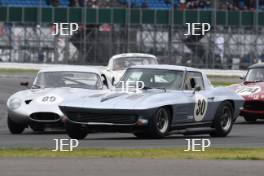 Silverstone Classic 2019 30 ATTARD Marco, GB, INGRAM Tom, GB, Chevrolet Corvette Stingray At the Home of British Motorsport. 26-28 July 2019 Free for editorial use only  Photo credit – JEP