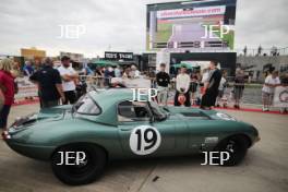 Silverstone Classic 2019 19 BEST Tony, GB, JONES-BEST Charlie, GB, Jaguar E-Type At the Home of British Motorsport. 26-28 July 2019 Free for editorial use only  Photo credit – JEP